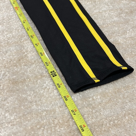 MICHI Black and Yellow Workout Leggings - Picture 6 of 6